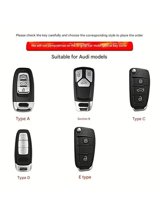 Type E Car Key Case Cover For Audi Peugeot Chery Models - Image 2